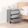 Gray Sonoma plywood sideboard 60x35x70 cm by vidaXL, Sideboards - Ref: Foro24-823054, Price: 61,77 €, Discount: %