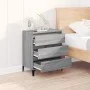 Gray Sonoma plywood sideboard 60x35x70 cm by vidaXL, Sideboards - Ref: Foro24-823054, Price: 60,73 €, Discount: %