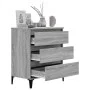 Gray Sonoma plywood sideboard 60x35x70 cm by vidaXL, Sideboards - Ref: Foro24-823054, Price: 60,73 €, Discount: %