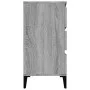 Gray Sonoma plywood sideboard 60x35x70 cm by vidaXL, Sideboards - Ref: Foro24-823054, Price: 60,73 €, Discount: %
