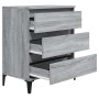 Gray Sonoma plywood sideboard 60x35x70 cm by vidaXL, Sideboards - Ref: Foro24-823054, Price: 61,77 €, Discount: %