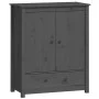 Hohes Sideboard aus massivem grauem Kiefernholz, 83 x 41,5 x 100 cm von vidaXL, Sideboards - Ref: Foro24-823516, Preis: 164,1...