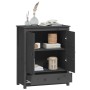Hohes Sideboard aus massivem grauem Kiefernholz, 83 x 41,5 x 100 cm von vidaXL, Sideboards - Ref: Foro24-823516, Preis: 166,2...