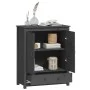 Tall sideboard in solid gray pine wood 83x41.5x100 cm by vidaXL, Sideboards - Ref: Foro24-823516, Price: 164,18 €, Discount: %