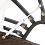 Liegestuhl mit Baldachin aus braunem synthetischem Rattan von vidaXL, Betten im Freien - Ref: Foro24-41831, Preis: 582,89 €, ...