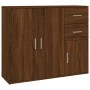 Sideboard aus braunem Eichensperrholz 91x29,5x75 cm von vidaXL, Sideboards - Ref: Foro24-823276, Preis: 97,72 €, Rabatt: %