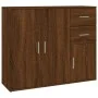 Sideboard aus braunem Eichensperrholz 91x29,5x75 cm von vidaXL, Sideboards - Ref: Foro24-823276, Preis: 94,33 €, Rabatt: %