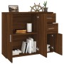 Sideboard aus braunem Eichensperrholz 91x29,5x75 cm von vidaXL, Sideboards - Ref: Foro24-823276, Preis: 97,72 €, Rabatt: %