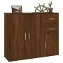 Sideboard aus braunem Eichensperrholz 91x29,5x75 cm von vidaXL, Sideboards - Ref: Foro24-823276, Preis: 94,33 €, Rabatt: %
