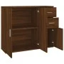 Sideboard aus braunem Eichensperrholz 91x29,5x75 cm von vidaXL, Sideboards - Ref: Foro24-823276, Preis: 94,33 €, Rabatt: %