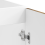 Gabinete base para fregadero con puerta Porto 2 pcs Marrón