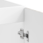 Gabinete base para fregadero Porto 2 pcs Gris 80 x 46 x 84.5 cm