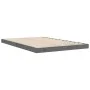 Solid gray pine wood bed frame 120x190 cm by vidaXL, Beds and slatted bases - Ref: Foro24-823476, Price: 129,99 €, Discount: %
