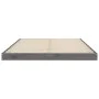 Solid gray pine wood bed frame 120x190 cm by vidaXL, Beds and slatted bases - Ref: Foro24-823476, Price: 129,99 €, Discount: %