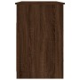 Escritorio con cajones contrachapada marrón roble 102x50x76 cm de vidaXL, Escritorios - Ref: Foro24-823039, Precio: 97,79 €, ...