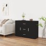 Aparador de madera contrachapada negro 91x29,5x65 cm de vidaXL, Aparadores - Ref: Foro24-823343, Precio: 85,93 €, Descuento: %