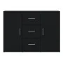 Black plywood sideboard 91x29.5x65 cm by vidaXL, Sideboards - Ref: Foro24-823343, Price: 81,76 €, Discount: %