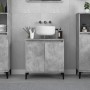 Betongrauer Sperrholz-Waschbeckenschrank, 58 x 33 x 60 cm von vidaXL, Badezimmerwaschtische - Ref: Foro24-821264, Preis: 53,6...