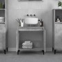Betongrauer Sperrholz-Waschbeckenschrank, 58 x 33 x 60 cm von vidaXL, Badezimmerwaschtische - Ref: Foro24-821264, Preis: 53,6...
