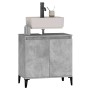 Betongrauer Sperrholz-Waschbeckenschrank, 58 x 33 x 60 cm von vidaXL, Badezimmerwaschtische - Ref: Foro24-821264, Preis: 53,6...
