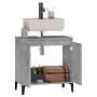 Betongrauer Sperrholz-Waschbeckenschrank, 58 x 33 x 60 cm von vidaXL, Badezimmerwaschtische - Ref: Foro24-821264, Preis: 53,6...