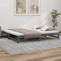 Removable sofa bed solid gray pine wood 2x(90x200) cm by vidaXL, Beds and slatted bases - Ref: Foro24-823406, Price: 149,01 €...