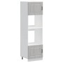 Armarios para horno (2 unidades) "Kalmar" Gris Sonoma Madera de