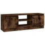 Mueble de TV con puerta roble ahumado 102x30x36 cm de vidaXL, Muebles TV - Ref: Foro24-823355, Precio: 50,35 €, Descuento: %
