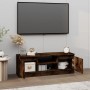 TV-Schrank mit Tür aus geräucherter Eiche, 102 x 30 x 36 cm von vidaXL, TV-Möbel - Ref: Foro24-823355, Preis: 48,51 €, Rabatt: %