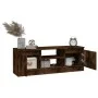 TV-Schrank mit Tür aus geräucherter Eiche, 102 x 30 x 36 cm von vidaXL, TV-Möbel - Ref: Foro24-823355, Preis: 50,41 €, Rabatt: %