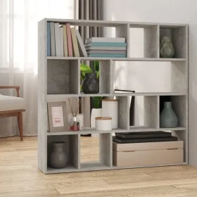 Concrete gray shelving/space divider 105x24x102 cm by vidaXL, Room dividers - Ref: Foro24-823249, Price: 74,69 €, Discount: %
