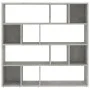 Betongraues Regal/Raumteiler 105x24x102 cm von vidaXL, Raumteiler - Ref: Foro24-823249, Preis: 74,69 €, Rabatt: %