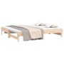 Removable sofa bed solid pine wood 2x(90x200) cm by vidaXL, Beds and slatted bases - Ref: Foro24-823379, Price: 132,43 €, Dis...