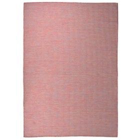 Outdoor flat weave red rug 140x200 cm by vidaXL, Rugs - Ref: Foro24-340825, Price: 65,61 €, Discount: %