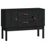 Aparador madera maciza de pino negro 110x40x78 cm de vidaXL, Aparadores - Ref: Foro24-823528, Precio: 106,64 €