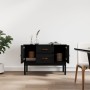 Aparador madera maciza de pino negro 110x40x78 cm de vidaXL, Aparadores - Ref: Foro24-823528, Precio: 106,64 €