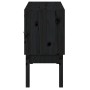 Aparador madera maciza de pino negro 110x40x78 cm de vidaXL, Aparadores - Ref: Foro24-823528, Precio: 106,64 €