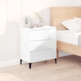 Glossy white plywood sideboard 60x35x70 cm by vidaXL, Sideboards - Ref: Foro24-823050, Price: 59,74 €, Discount: %