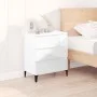 Glossy white plywood sideboard 60x35x70 cm by vidaXL, Sideboards - Ref: Foro24-823050, Price: 59,74 €, Discount: %