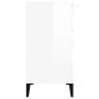 Glossy white plywood sideboard 60x35x70 cm by vidaXL, Sideboards - Ref: Foro24-823050, Price: 59,74 €, Discount: %