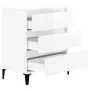 Glossy white plywood sideboard 60x35x70 cm by vidaXL, Sideboards - Ref: Foro24-823050, Price: 59,74 €, Discount: %