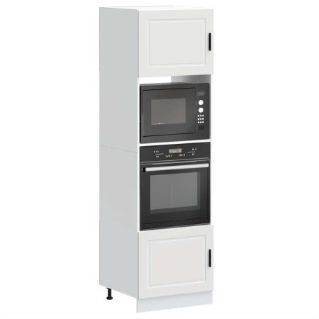 Armarios para horno 2 uds Porto blanco madera de ingeniería en Armarios de cocina | Comprar online en Foro24