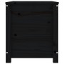 Aufbewahrungsbox aus massivem schwarzem Kiefernholz, 80 x 40 x 45,5 cm von vidaXL, Schränke und Lagerung - Ref: Foro24-823538...