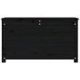 Aufbewahrungsbox aus massivem schwarzem Kiefernholz, 80 x 40 x 45,5 cm von vidaXL, Schränke und Lagerung - Ref: Foro24-823538...