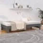Removable sofa bed solid gray pine wood 2x(90x200) cm by vidaXL, Beds and slatted bases - Ref: Foro24-823381, Price: 132,85 €...