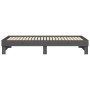 Abnehmbares Schlafsofa aus massivem, grauem Kiefernholz, 2 x (90 x 200) cm von vidaXL, Betten und Lattenroste - Ref: Foro24-8...
