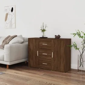 Sideboard aus braunem Eichensperrholz, 91 x 29,5 x 65 cm von vidaXL, Sideboards - Ref: Foro24-823349, Preis: 89,02 €, Rabatt: %