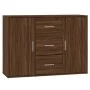 Sideboard aus braunem Eichensperrholz, 91 x 29,5 x 65 cm von vidaXL, Sideboards - Ref: Foro24-823349, Preis: 89,00 €, Rabatt: %