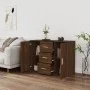 Sideboard aus braunem Eichensperrholz, 91 x 29,5 x 65 cm von vidaXL, Sideboards - Ref: Foro24-823349, Preis: 89,00 €, Rabatt: %