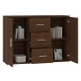 Sideboard aus braunem Eichensperrholz, 91 x 29,5 x 65 cm von vidaXL, Sideboards - Ref: Foro24-823349, Preis: 90,73 €, Rabatt: %